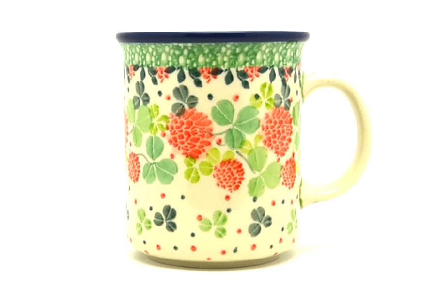Taza de cerámica polaca recta Lucky Charm miniatura 1