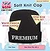 BH Cool Designs B19Y20D01W039571M02T70C02S26US-C - Men's Soft & Comfortable Beanie Hat Cap, Black, One Size
