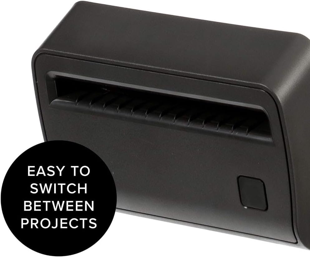 P1080383-417 Cutter Attachment For Zebra ZD420D ZD620D Thermal Desktop Printer, Direct Thermal Desktop Printers Field Installable, ABS Black Standard Size Label Cutting Accessory