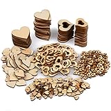 Hochwertige Material: diese Herzverschönerungen sind aus Kiefer von guter Qualität, robust und langlebig, nicht leicht zu Erosion, kann für eine lange Zeit verwenden.