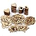 YANSHON Corazones de Madera Rebanadas de Madera Forma Corazón Entero, Hueco Adornos de Corazón para Decoración Boda DIY Manualidades Artesanías Tamaño (400pcs / 10-40mm)