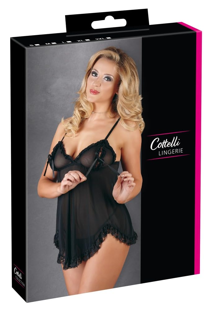 Cottelli Collection 2X-Large Ruffles Babydoll Set