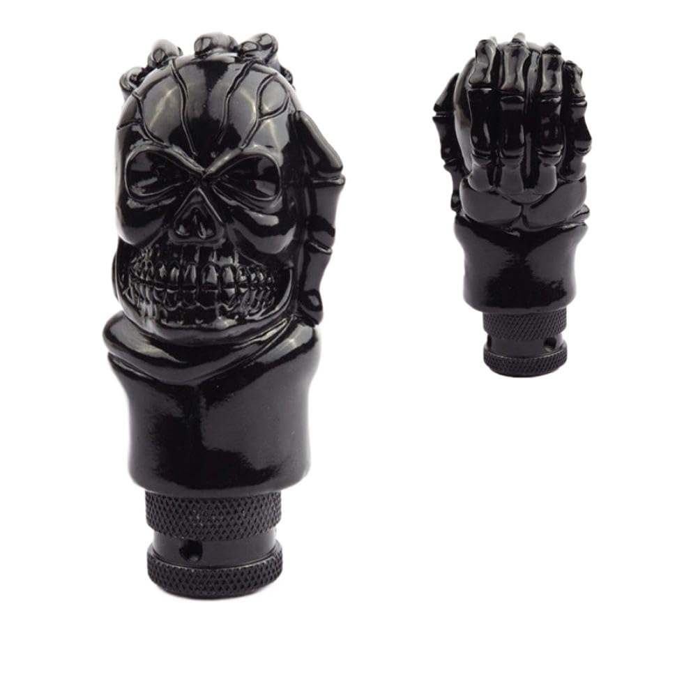 Svazwgzaa Onecolor Universal Abs Skull Head Car Gear Shifter Knob Compatible With Manual Transmission