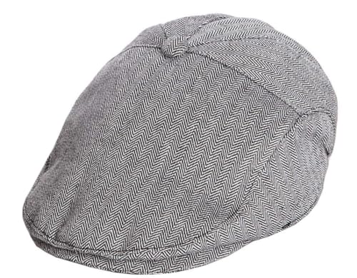 Vintage Tweed Newsboy Beret for Toddler Boy