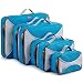 G4Free Packing Cubes 6pcs Set Travel Accessories Organizers Versatile Travel Packing Bags(Blue)