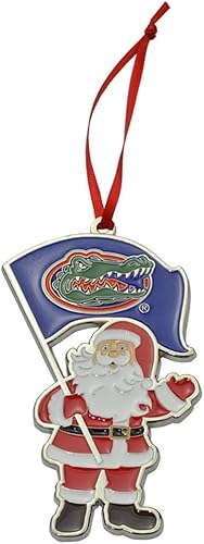 Miniatura 6 de Adorno navideño de metal de Papá Noel de Alabama Crimson Tide