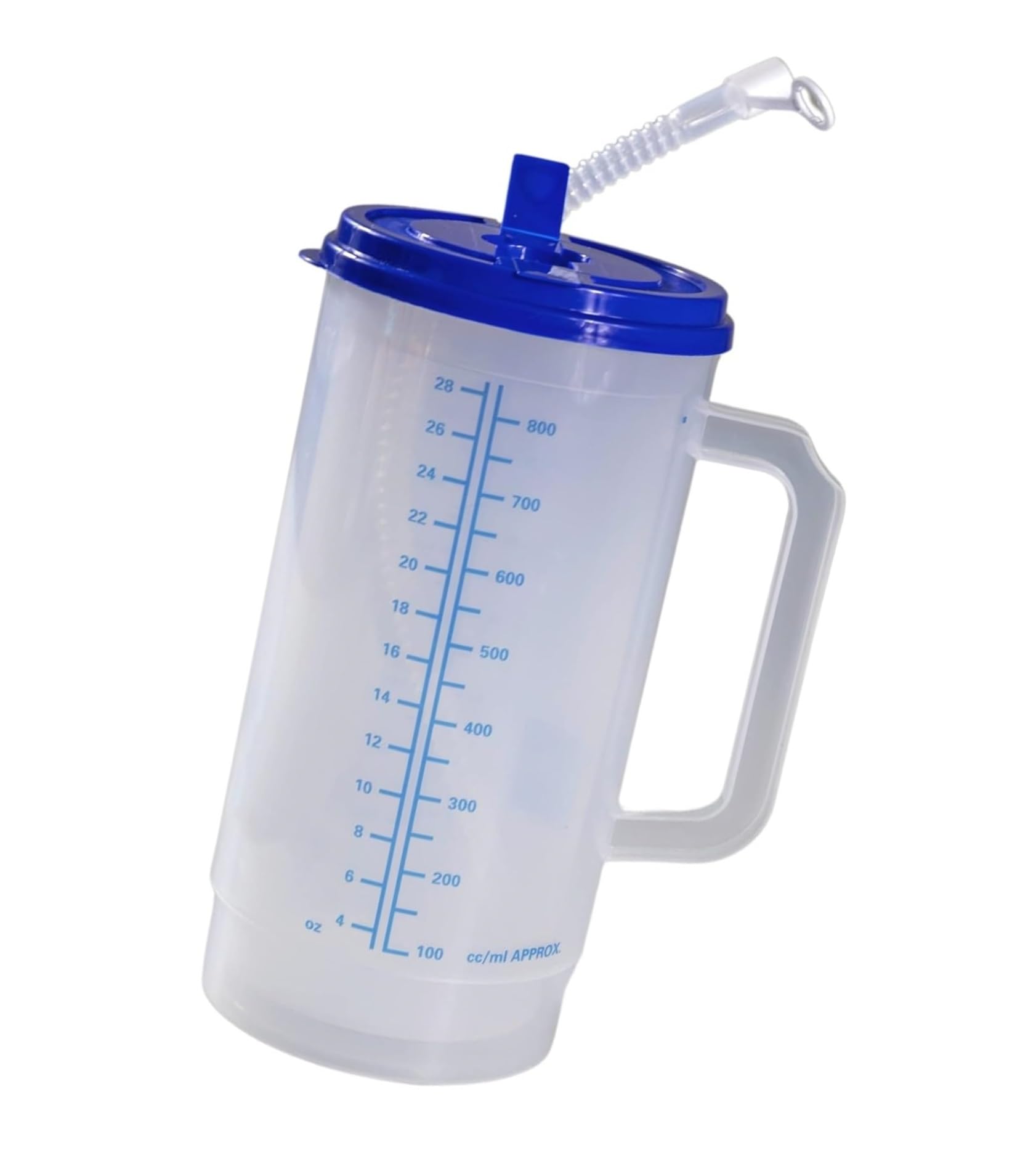 Sandhill Tools Caraffa graduata leggera a doppia parete isolata per monitoraggio dell'acqua potabile da 800 ml, grande maniglia per il trasporto con cannuccia flessibile (confezione da 3)