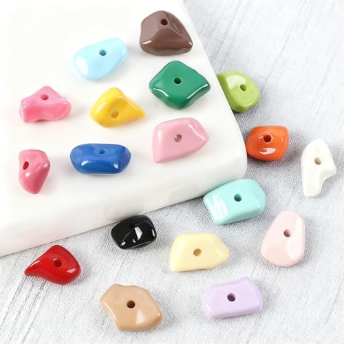 40 Piece Mini Reptile Climbing Holds 11x9mm Random Color Rock Wall Grips Bearded Dragon Tank Accessories and Enrichment Toys for Geckos Lizards and Other Pets (Not Glue) — 사진 6