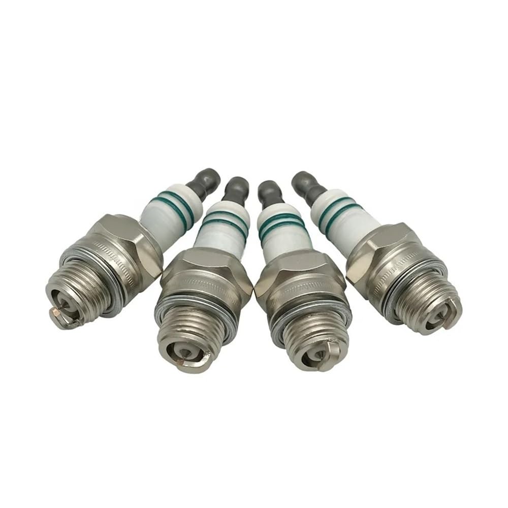Bujías de Motor 4PCS Bujías de iridio de 2 Tiempos AIX-BM6 para minimotores ATV-Quads de 43cc/47cc/49cc BMR6A BM6A Motosierra Cortacéspedes 152