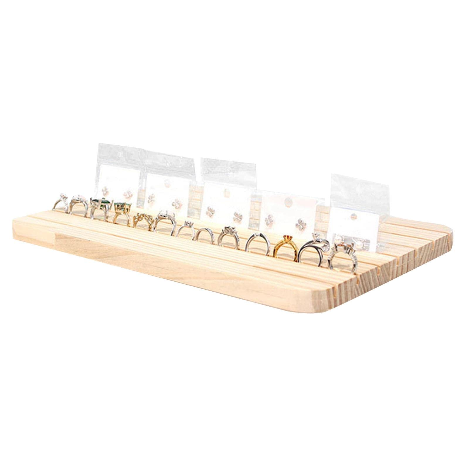 Présentoir Boucles D'Oreilles 5 Niveaux Bois Vintage Amagogo - Grand Cintre Design Rustique Pour Bijoux, Idéal Coiffeuse Et Cadeau !