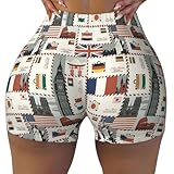 **Tendance et fonctionnel** : non seulement pour les entraînements, ce short de sport pour femme est également idéal pour un usage quotidien. Leur design élégant et leur motif imprimé exquis en font un ajout tendance à votre garde-robe.