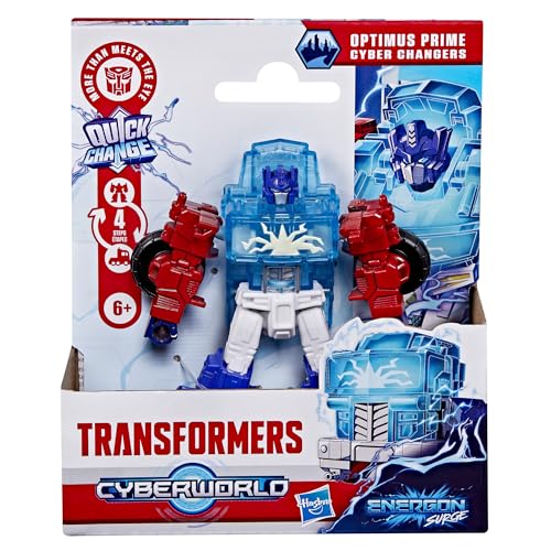 Transformers CYBERWORLD Energon Surge Cyber Changers Optimus Prime - vue 3