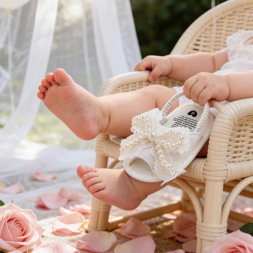 Image of Infant Baby Boys Girls Summer Sandals Party Wedding Dress Flats Shoes Newborn Crib Shoes First Walkers Prewalkers 0-18 Months