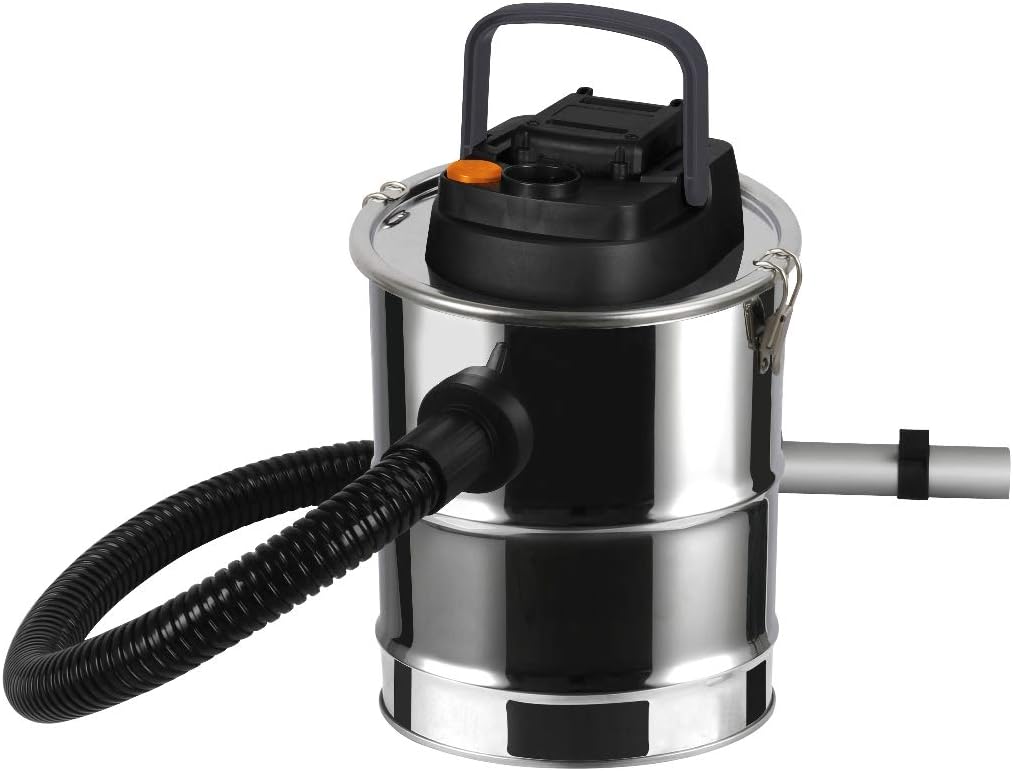Batavia 7063509 Ash Vacuum Cleaner 18 V Maxxpack Collection • 12 L Stainless Steel Tank • Fire Resistant Aluminium Suction Hose 1 m