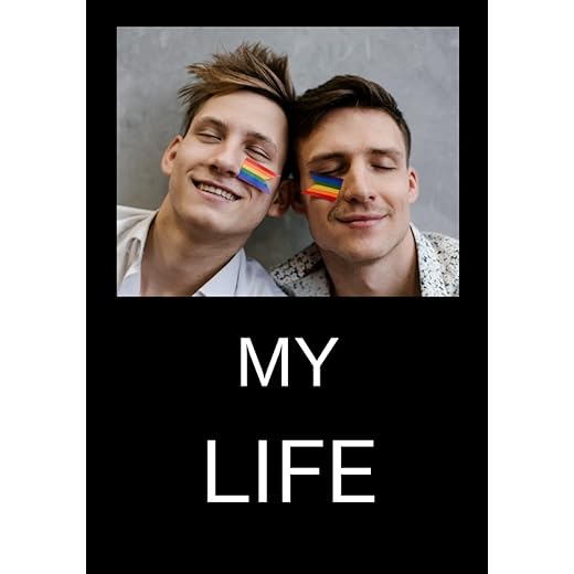 My Life: notebook/secret diary special LGBT (men, rainbow), journal intime spécifique lesbiennes, gays, bisexuels, transexuels