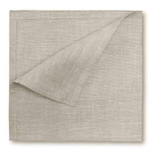 Cœur de lin - Serviette en pur lin 100 % moderne naturel (45 x 45 cm) Cover