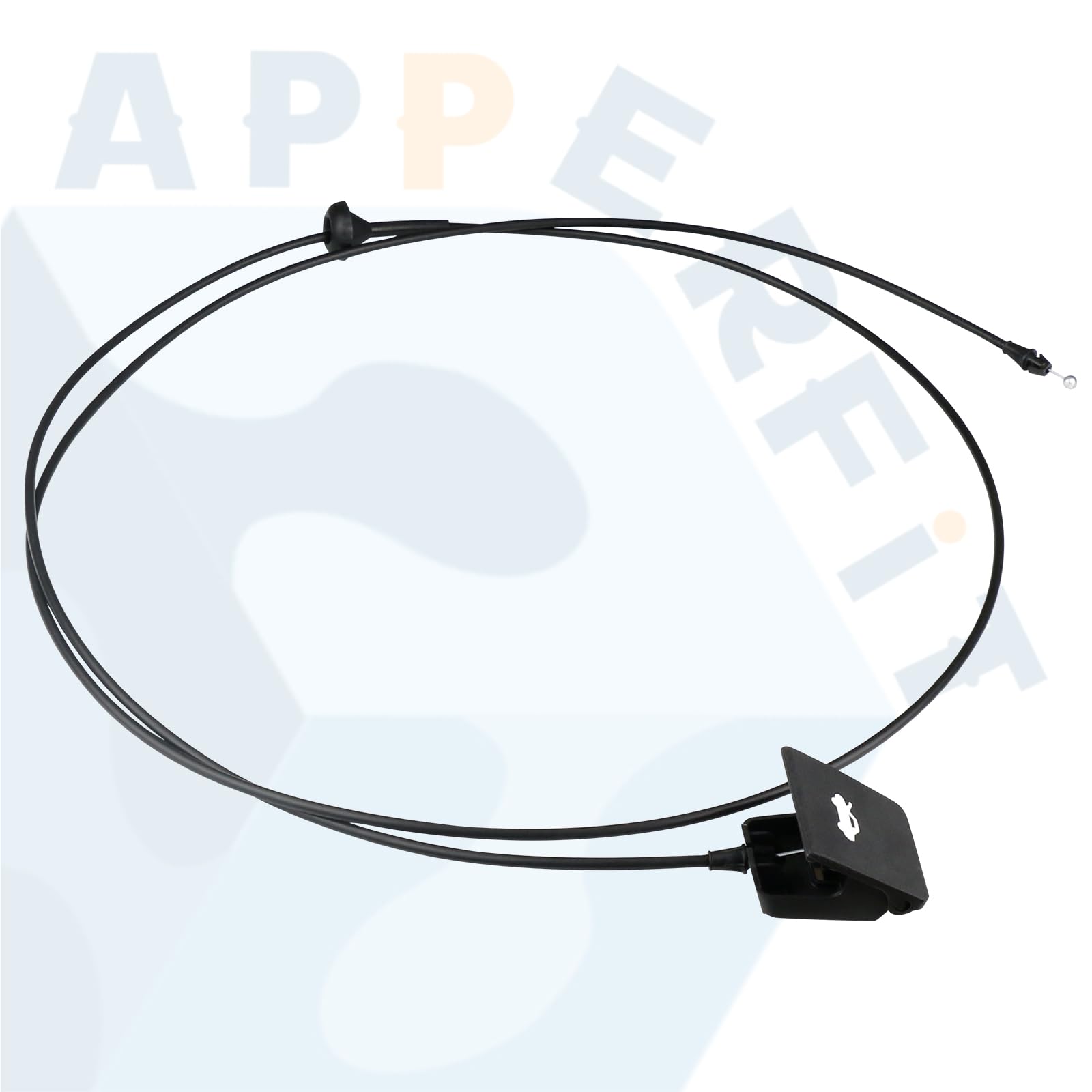 Hood Latch Release Cable with Handle Lever 84279469 912-747 Compatible with 2015-2020 Chevy Silverado/GMC Sierra 1500 2500 HD 3500 HD Hood Parts