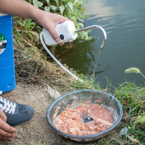 Bomba de oxigeno para pesca sin botones con sensor inteligente y LED 4