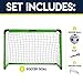 Franklin Sports Kids Mini Soccer Goal Set - Backyard/Indoor Mini Net + Ball Set with Pump - Portable Folding Youth Goal Set - 36