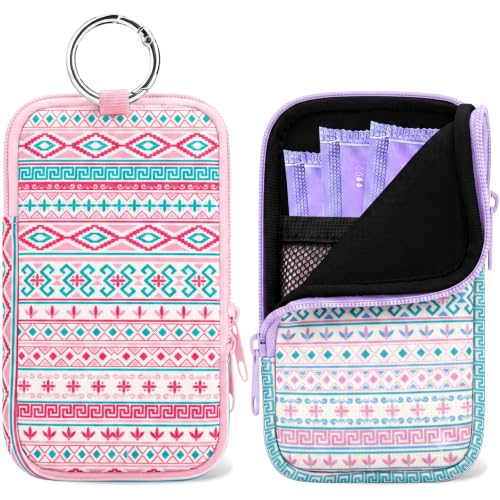 Image of 2PCS Tampon Holder Zipper Pouches Portable Period Bags