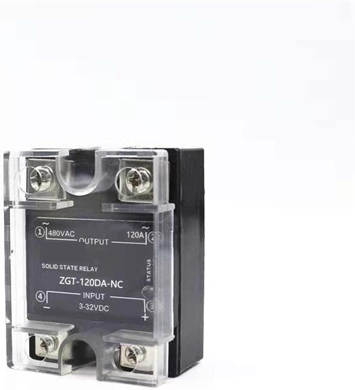 CG 120A 150A DA NC Normally Closed SSR Single Phase DC Control AC Heat Sink SSR-120DA 150DA Solid State Relay 1Pcs