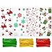 100 Pieces Christmas Cellophane Bags Candy Gift Bags Goodies Treat Bags with 150 Pieces Twist Ties for Christmas Party, 4
