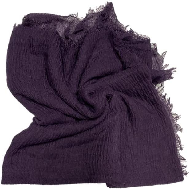 NovatoStarCrinkle Hijab Women's soft scarf with frayed edges 30+ colours