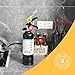 Ougist ABC Dry Powder Fire Extinguisher, 2.5 lb – 1-A:10-B:C Rated, Fire Extinguisher for Home, Kitchen, Office & Vehicle, Fire Extinguisher with Easy-Grip Handle & Quick Release, Model FF1KG,Black