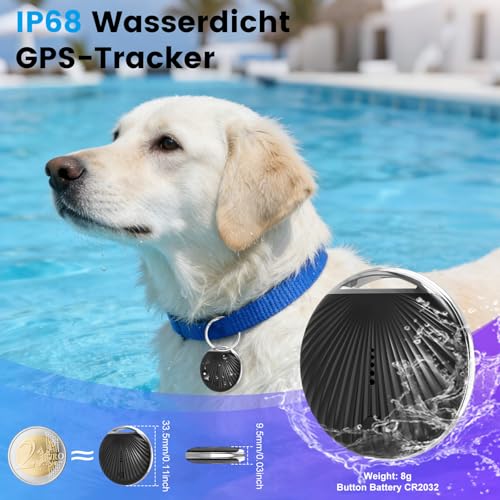 GPS Tracker Auto 4 Pack Ohne ABO für iOS Fahrzeuge, für Apple „Wo Ist?“, Magnet Trackers Schlüsselfinder für Motorrad Kfz Gepäck Koffer, Keine ABO Smart Bluetooth Air Tags für Kinder Hund Haustiere