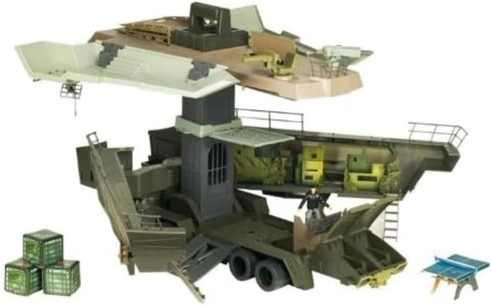 GI Joe Movie Pit Mobile HQ with Hawk V1 Black Jacket