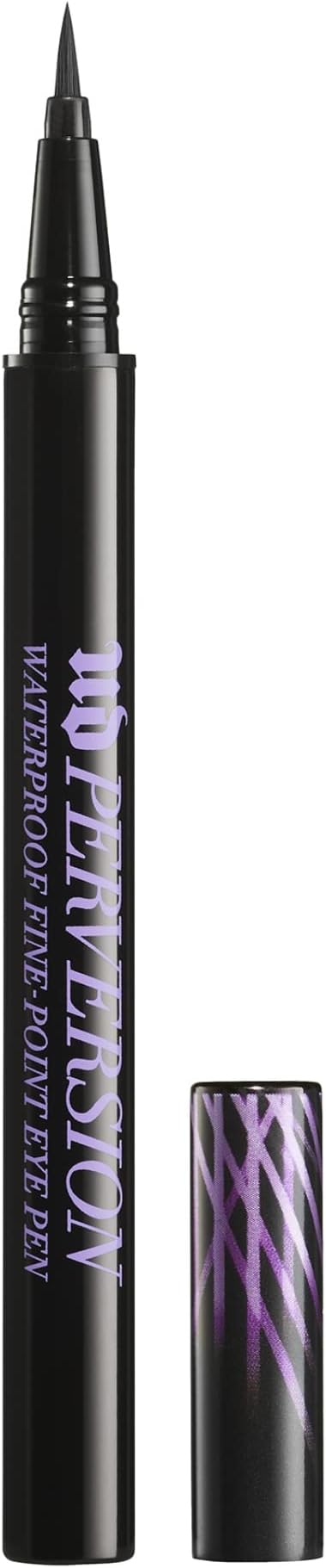 Urban Decay Perversion ñ Delineador de Ojos Negro, Punta de Pincel Fina y Flexible, No Mancha, Resistente al Sudor, Larga DuraciÛn, 1 ml