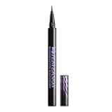 Perversion Waterproof Black Liquid Eyeliner - Smudge-Proof, Sweat-Proof, Transfer-Resistant, Fine-Point Eye Pen, Flexible Brush Tip, Semi-Matte Black, Precise Application, Vegan