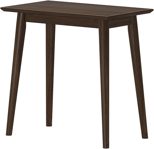 Miniatura 16 de Plank+Beam Mesa auxiliar de madera con almacenamiento, mesas auxiliares modernas de mediados de siglo para sala de estar, mesita de noche pequeña de