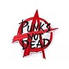 Punk's Not Dead Embroidered Patch Sew On Iron On Badge Punk Rock Music Anarchy #1