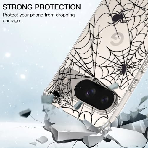 Coque Google Pixel 9 Halloween en TPU transparent anti-rayures - 5
