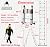 5M 16.4ft Telescoping Ladder Aluminum DIY Extension Ladders Heavy Duty Folding A-Type Step Ladders Anti-Slip Rubber Feet Portable 330lbs Max Capacity EN131 Certificated