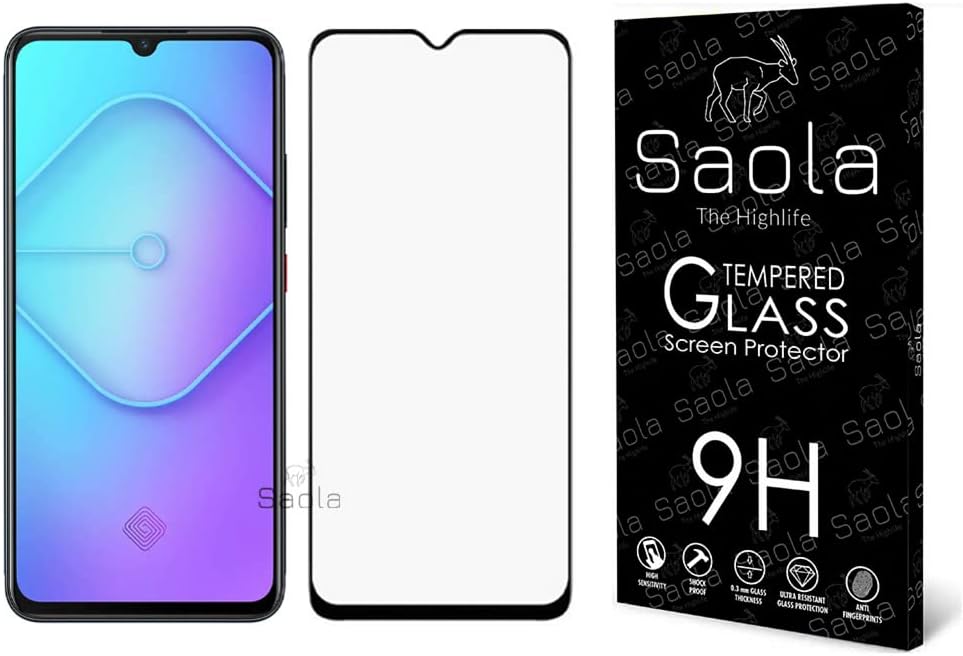 Saola® 11D Tempered Glass For Vivo S1 Pro (PACK OF 1) with Free Installation Kit. Full screen Coverage. Free Replacement If Received Damaged - 6.38 inch