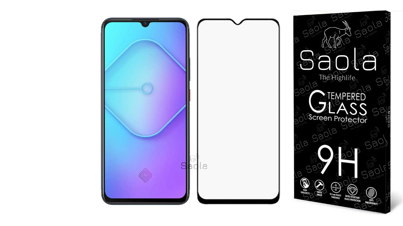 Saola® 11D Tempered Glass For Vivo S1 Pro (PACK OF 1) with Free Installation Kit. Full screen Coverage. Free Replacement If Received Damaged - 6.38 inch