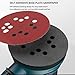 5 Inch Electric Sander Tool with 6 Variable Speeds 12000 RPM Sanders for Woodworking, 16 Pcs Sandpapers and Dust Collection Bag,360° rotating grinding disk,Polisher Kit