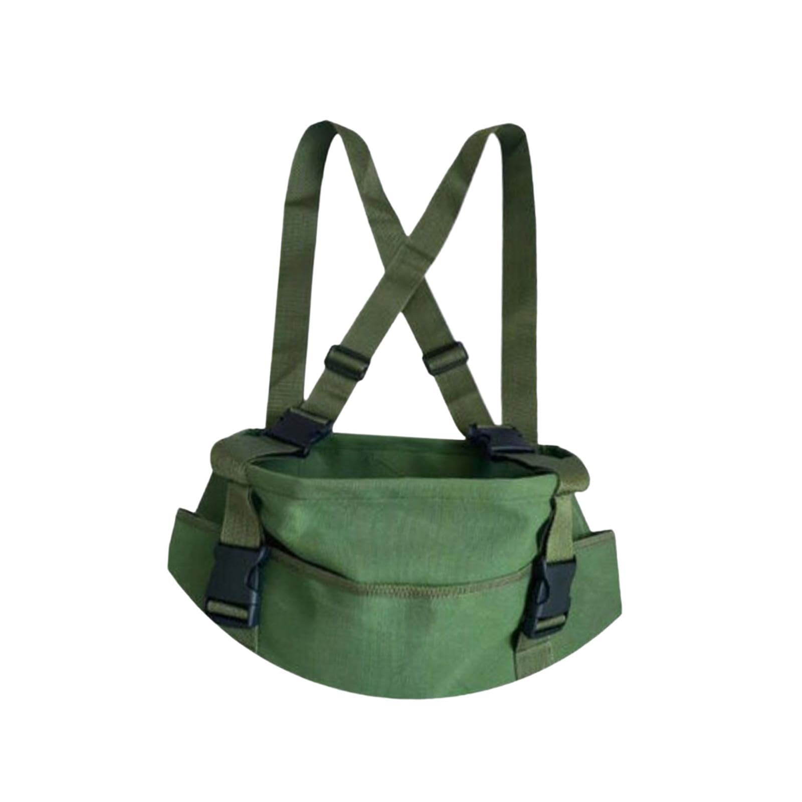 F Fityle Sac de cueillette de fruits, tablier de, sac de fourrage bras libre et tablier de cueillette d'arbres fruitiers, pochette de rangement,