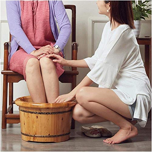 Spa de pies de madera para masaje y relajación miniatura 2