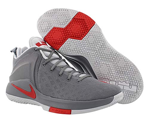 Nike Mens Zoom Witness Low Top Lace Up Basketball Shoes, Grey, Size 12.0 I8az