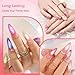 Acrylic Nail Kit for Beginners with Everything - Practice Hand for Acrylic Nails - 6PCS Nail Powder Liquid Set with UV Lamp - Professional Manicure Set in Pink Bag for Starter Home Salon (Pink-1)
