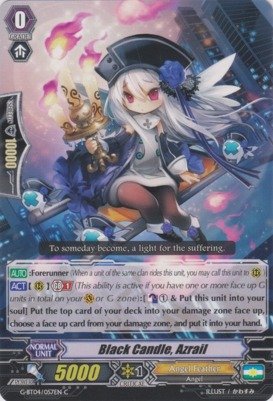 Cardfight!! Vanguard TCG - Black Candle, Azrail (G-BT04/057EN)
