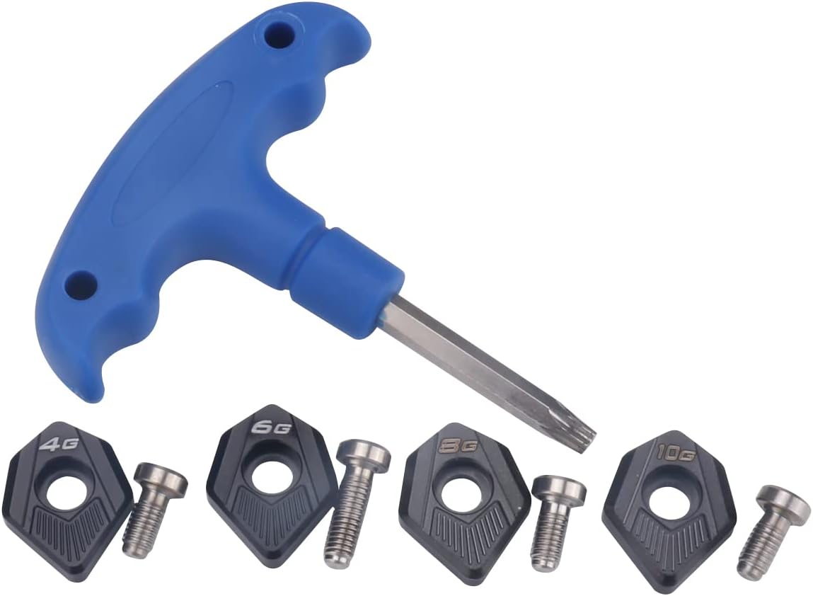 HISTAR 4Pcs Golf Weight 4g/6g/8g/10g + Case + Wrench for Cobra SZ Speedzone,Speedzone Xtreme Driver Head