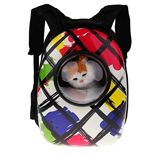 Petlicious & More Pet Backpack Carrier for Dog Cat Astronaut Capsule Breathable Travel Space for Cats Small Dogs & Petite Animals (Multi-Print) (B085HR8K6D) Amazon Price History, Amazon Price Tracker
