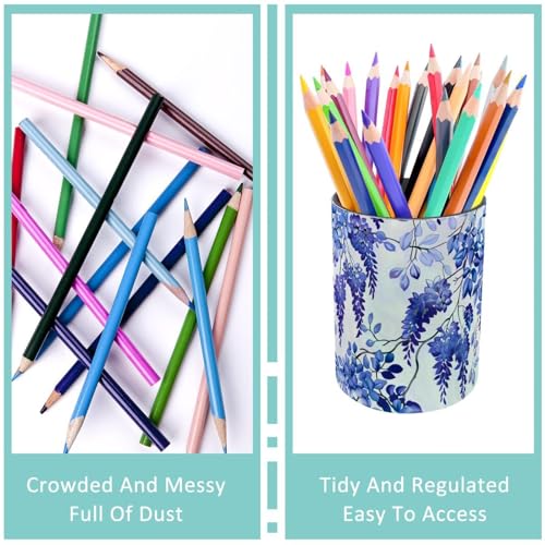 Fournitures de bureau et accessoires : pot à crayons en métal - 7