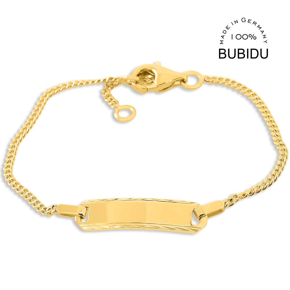 Taufarmband Gravur Gold Kinderarmband mit Wunschgravur Armkettchen Taufe Babyarmband Taufgeschenk Taufschmuck Gravur Namensarmband Baby Mädchen Geschenke personalisiert