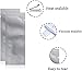 MITOB 100 Pack 1.57x4.33 inch (Inside Size 1.18x3.94 inch) Heat Seal Sample Pouch Thickened Mylar Foil Bag for Toiletries Travel Packets Single Serving Coffee Powder Condiments Food Storage Containers