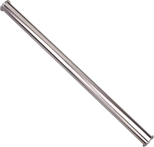 DERNORD Tubo de bobina sanitaria con extremos de abrazadera, tubo redondo sin costuras de acero inoxidable 304 con triple abrazadera de 2 pulgadas,